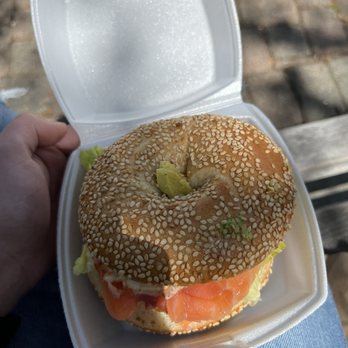 SPoT! - "Snow White" bagel - Bagels Near Me - Norwood, Massachusetts SPoT! - "Snow White" bagel - Bagels Near Me - Norwood, Massachusetts