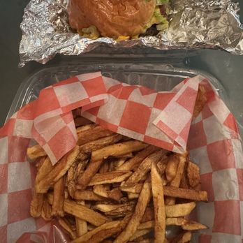 Burger Billy’s Joint - My to go burger and fries - Burgers Near Me - Arlington, Virginia