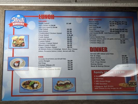 Menu photo 7 Strati Burgers Covina, CA