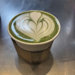 Cherry Blossom Matcha Latte
