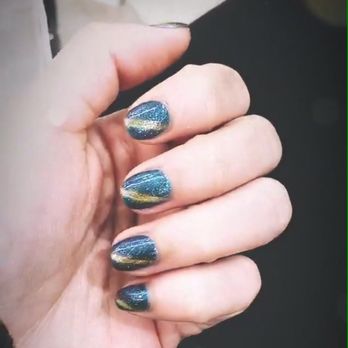 Bellagio Nails & Spa - Whole Galaxy on the nails Cat-eyes design By Linh - Nail Salons Near Me - Los Angeles, California