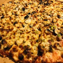 Pizza Pro of Lonoke - Large veggie thin crust with added sausage. Awesome!n