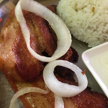 Little Quiapo - Pork chop (aka pork belly) - YUM - Filipino Near Me - Jersey City, New Jersey Little Quiapo - Pork chop (aka pork belly) - YUM - Filipino Near Me - Jersey City, New Jersey