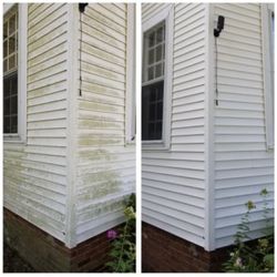 Poseidon Pressure Washing - A house I washed.
