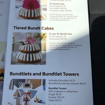 Nothing Bundt Cakes - Menu - Bakeries Near Me - North Brunswick, New Jersey Nothing Bundt Cakes - Menu - Bakeries Near Me - North Brunswick, New Jersey