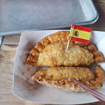 Boricua Soul - One chicken and one beef empanada - Soul Food Near Me - Durham, North Carolina