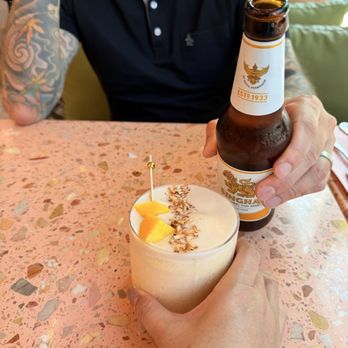 Thaim - Mango slushy drink is sooo good! - Thai Near Me - Pasadena, California