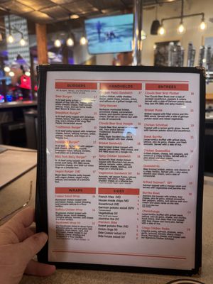 Menu photo 1 Clouds Brewing Durham, NC