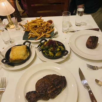 801 Chophouse - Ribeye, Filet Mignon, Scalloped Potatoes, Brussels Sprouts & French Fries. - Steakhouses Near Me - Denver, Colorado