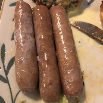 Heritage at Great Trail - Cold Pork Sausage links. ( No Color) I brought these home to finish cooking them in a frying pan. - Salad Near Me - Minerva, Ohio Heritage at Great Trail - Cold Pork Sausage links. ( No Color) I brought these home to finish cooking them in a frying pan. - Salad Near Me - Minerva, Ohio
