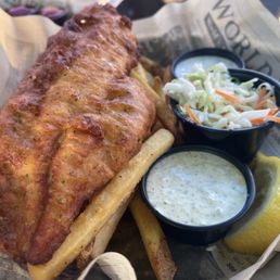 Fish N' Chips - 5/5 stars. Server said the fish is fresh and not frozen Fish N' Chips - 5/5 stars. Server said the fish is fresh and not frozen