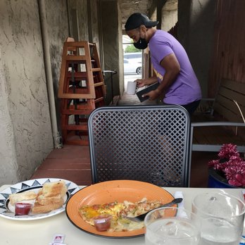 Eggs Etc - Seating for waiting for outgoing orders. Note easy passage to back and their parking. - Breakfast & Brunch Near Me - Long Beach, California