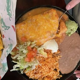 Chimichanga - Chicken. Add sour and guac. Chimichanga - Chicken. Add sour and guac.