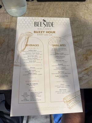 Menu photo 3 Beeside Balcony LA JOLLA, CA Menu photo 3 Beeside Balcony LA JOLLA, CA