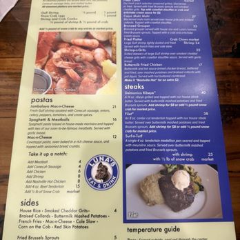 Luna's Eat & Drink - Menu back - Southern Near Me - Orange Beach, Alabama Luna's Eat & Drink - Menu back - Southern Near Me - Orange Beach, Alabama