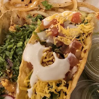 Don Churro Taqueria - American taco - ground beef with potato & all the typical toppings - Tacos Near Me - Austell, Georgia Don Churro Taqueria - American taco - ground beef with potato & all the typical toppings - Tacos Near Me - Austell, Georgia