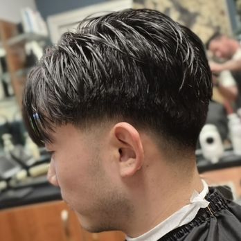 Bushido Cutz Hair Studio - Low skin fade with medium length layered haircut - Hair Salons Near Me - Beaverton, Oregon Bushido Cutz Hair Studio - Low skin fade with medium length layered haircut - Hair Salons Near Me - Beaverton, Oregon