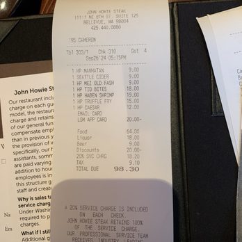 John Howie Steak Restaurant - Steakhouses Near Me - Bellevue, Washington