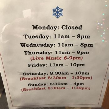 The Anchor Point Bistro - Hours of Operation - Sandwiches Near Me - Saint Clair, Michigan
