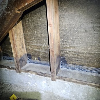 Rodent Busters - Hidden holes under the garage stairwell, now sealed with mesh & foam - Pest Control Near Me - San Francisco, California Rodent Busters - Hidden holes under the garage stairwell, now sealed with mesh & foam - Pest Control Near Me - San Francisco, California