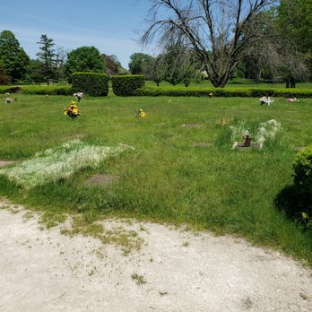 Memory Gardens Cemetery - View from eternal light - Funeral Services & Cemeteries Near Me - Arlington Heights, Illinois