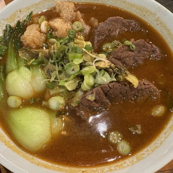 Taipei Cafe - Spicy Beef and Tendon Noodle Soup - Bubble Tea Near Me - Chicago, Illinois