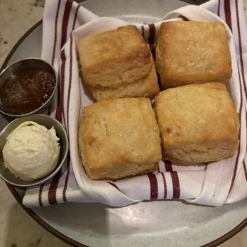 Yardbird - Biscuits with spicy homemade jam - New American Near Me - Washington, DC, District of Columbia