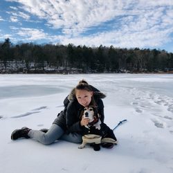 Shaupeneak Ridge Park - Frozen lake