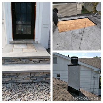 Alexa K Construction - New blue stone and veneer steps. New repaired chimney with flashing. Roof repair replace wood - Masonry/Concrete Near Me - Garfield, New Jersey Alexa K Construction - New blue stone and veneer steps. New repaired chimney with flashing. Roof repair replace wood - Masonry/Concrete Near Me - Garfield, New Jersey