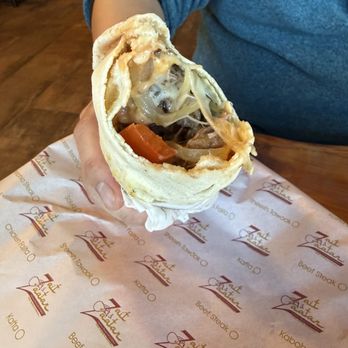Zait & Zaatar - 1.19.26- Philly Steak Wrap - Lebanese Near Me - Aliso Viejo, California