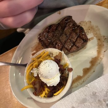 Texas Roadhouse - Sirloin with loaded mashed potatoes - Steakhouses Near Me - Coon Rapids, Minnesota Texas Roadhouse - Sirloin with loaded mashed potatoes - Steakhouses Near Me - Coon Rapids, Minnesota