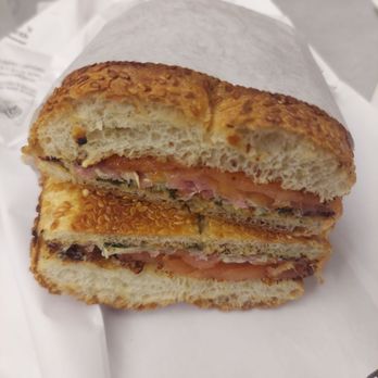 K'Far Cafe - Smoked salmon Jerusalem bagel - Cafes Near Me - Philadelphia, Pennsylvania