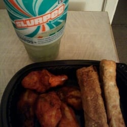 7-Eleven - Egg rolls and wings