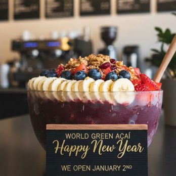 World Green Acai Bowl Juice - Açaí - Acai Bowls Near Me - Larkspur, California