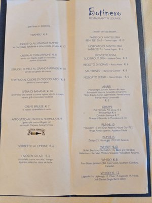Menu photo 1 Botinero Milan, MI