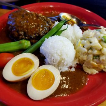 Karaage Setsuna - Loco moco not quite Hawaiian style but still good - Japanese Near Me - Seattle, Washington