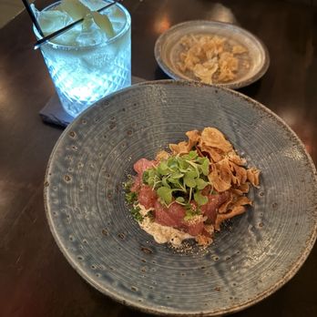 Gurumé - Tuna tartar and Seoul mule - Korean Near Me - New York, New York Gurumé - Tuna tartar and Seoul mule - Korean Near Me - New York, New York