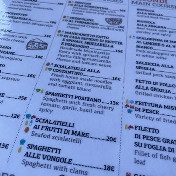 Da Costantino - The menu - Italian Near Me - Positano, SA Da Costantino - The menu - Italian Near Me - Positano, SA