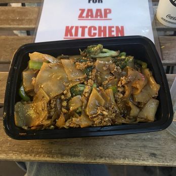 Zaap Kitchen Lao & Thai Street Eats - Pad Kee Mao (Drunken Noodles) - Laotian Near Me - Dallas, Texas Zaap Kitchen Lao & Thai Street Eats - Pad Kee Mao (Drunken Noodles) - Laotian Near Me - Dallas, Texas