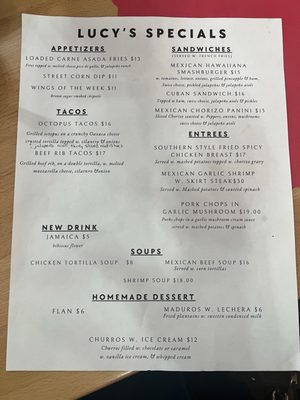 Menu photo 3 Lucy's Mexican American Restaurant Keyport, NJ Menu photo 3 Lucy's Mexican American Restaurant Keyport, NJ