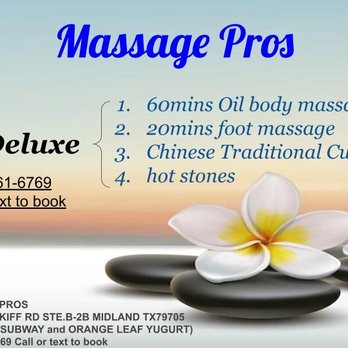 Massage Pros - $90 deluxe - Massage Therapy Near Me - Midland, Texas Massage Pros - $90 deluxe - Massage Therapy Near Me - Midland, Texas