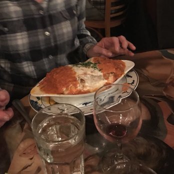Sorella Caffe - The lasagna is easily enough for two people. - Italian Near Me - Fairfax, California