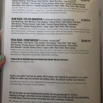 Blauw - Menu - Indonesian Near Me - Amsterdam, New Hampshire