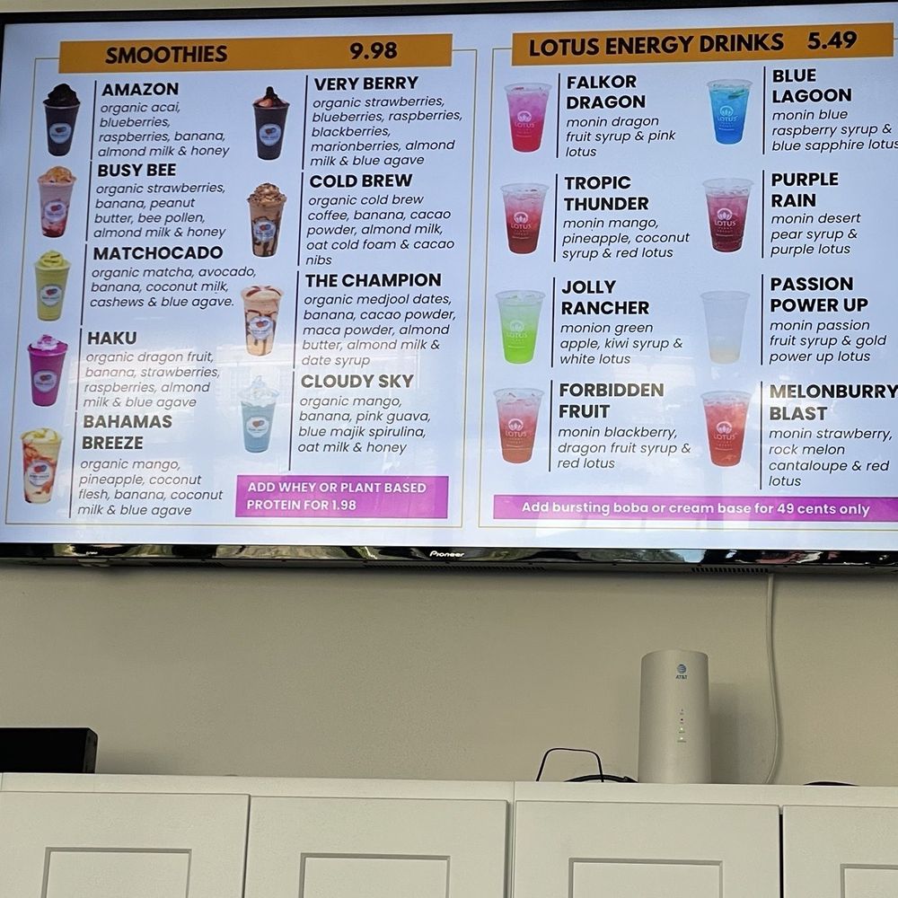Berry Much - Drink menu - Juice Bars & Smoothies Near Me - Seattle, Washington