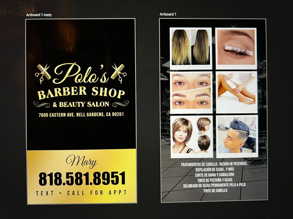 Polo’s barber shop Logo