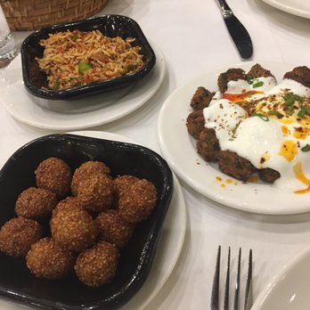 Set Balık Lokantası - Hot appetizers. Top left was balik kokorec or fish intestines. Texture was like fried noodles, really good tho 8/10 - Seafood Near Me - Istanbul, 34 Set Balık Lokantası - Hot appetizers. Top left was balik kokorec or fish intestines. Texture was like fried noodles, really good tho 8/10 - Seafood Near Me - Istanbul, 34