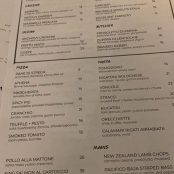 La Strega - menu - Italian Near Me - Las Vegas, Nevada La Strega - menu - Italian Near Me - Las Vegas, Nevada