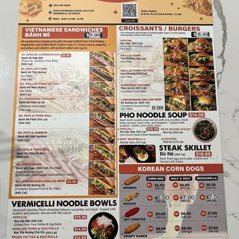 Paris Banh Mi - Menu - Vietnamese Near Me - Avondale, Arizona Paris Banh Mi - Menu - Vietnamese Near Me - Avondale, Arizona