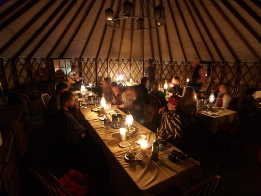 The Montana Dinner Yurt by null