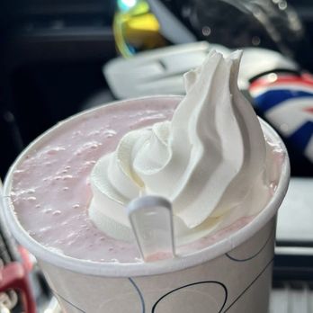 Guptill's Ice Cream - Today's treat, Strawberry Shake with Vanilla Soft Serve. - Ice Cream & Frozen Yogurt Near Me - Cohoes, New York Guptill's Ice Cream - Today's treat, Strawberry Shake with Vanilla Soft Serve. - Ice Cream & Frozen Yogurt Near Me - Cohoes, New York